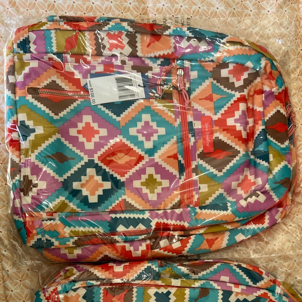 NWT Lighten up Grand Backpack in Hacienda Diamonds